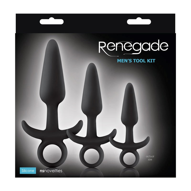 Renegade Men's Tool Kit Black Butt Plugs