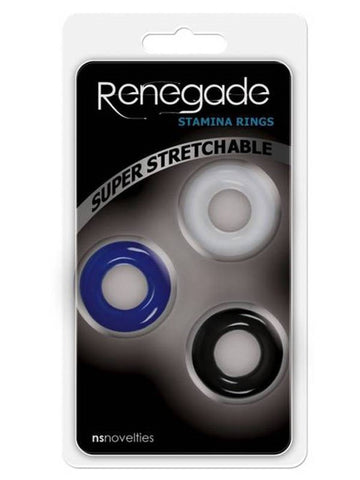 Renegade Stamina Rings 3 Pack - Cock Rings