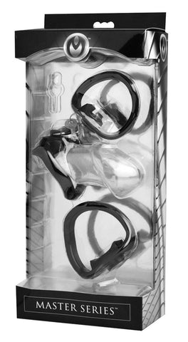 Rikers Locking Chastity Cage - Cock Rings
