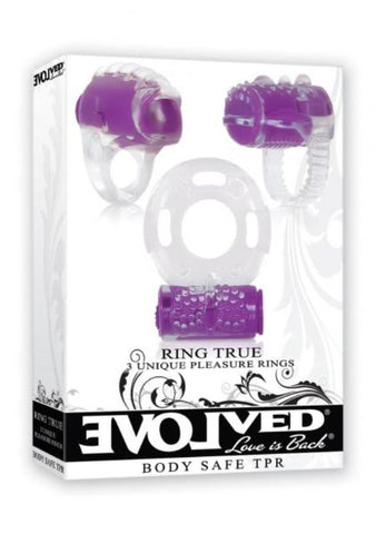 Ring True 3 Unique Pleasure Rings - Cock Rings