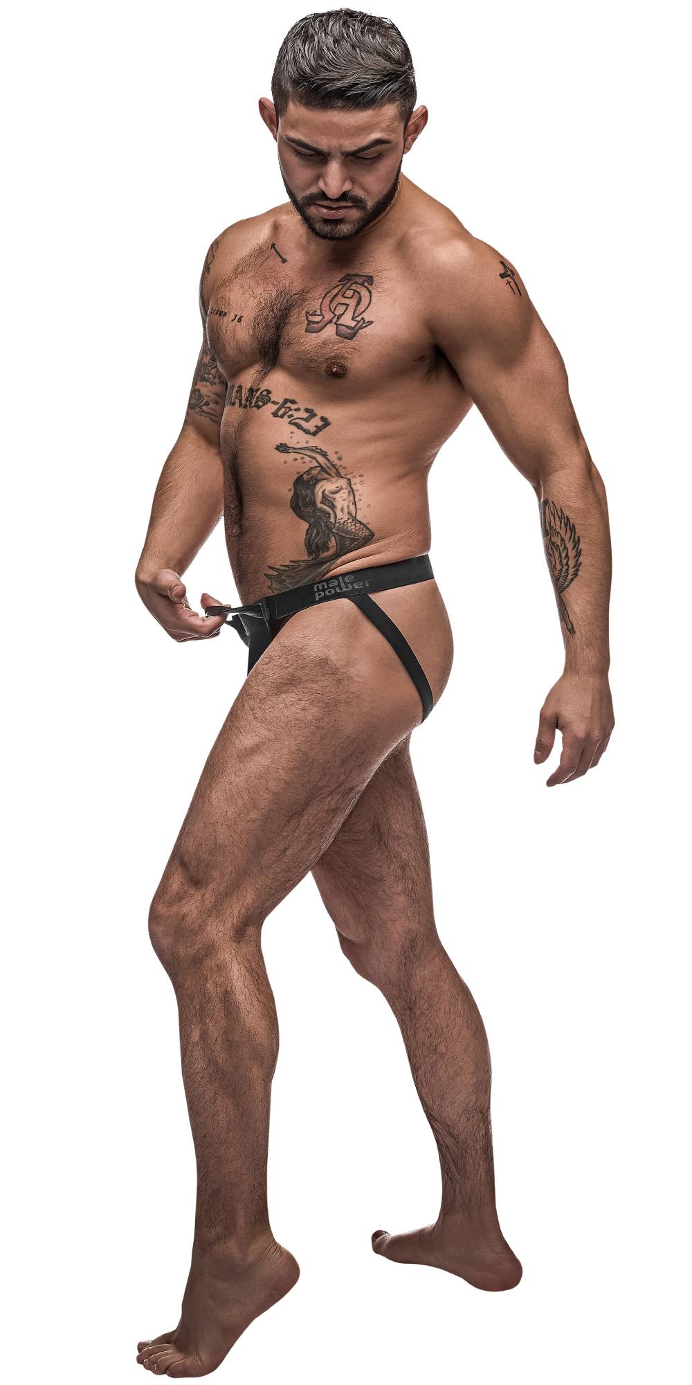 Male Power Grip and Rip Off Mens Jock Black His Fetish