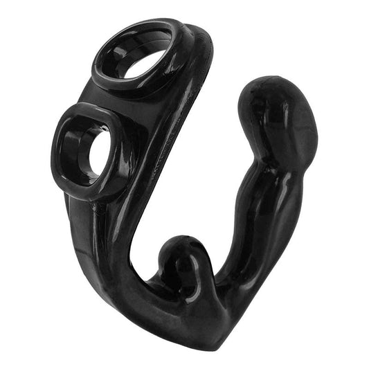 Rogue Erection Enhancer with Anal Stim - Stretchy Cock Rings