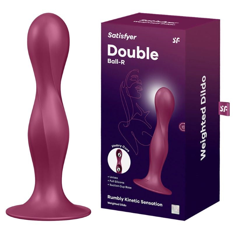 Satisfyer Double Ball-R - Red Butt Plugs