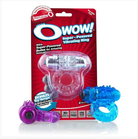 ScreamingO The O Wow Vibrating Cock Ring - Cock Rings
