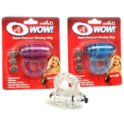 ScreamingO The O Wow Vibrating Cock Ring - Cock Rings