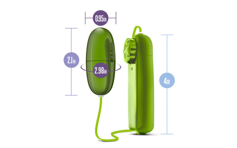 B Yours Multi Speed Power Bullet Vibrator Lime - Bullet Vibrators