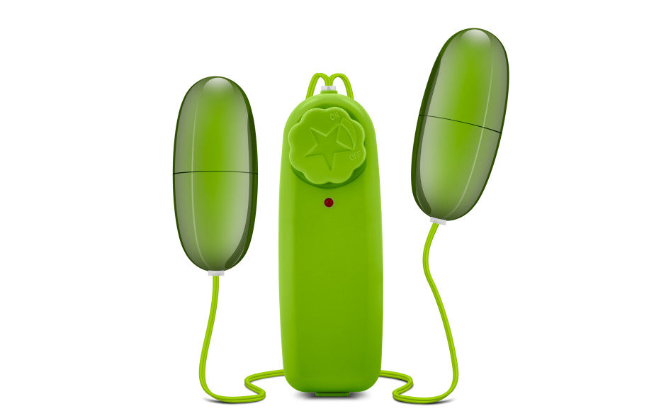 Blush Novelties B Yours Double Pop Dual Vibrating Love Eggs Love Eggs and Kegel Exercisers