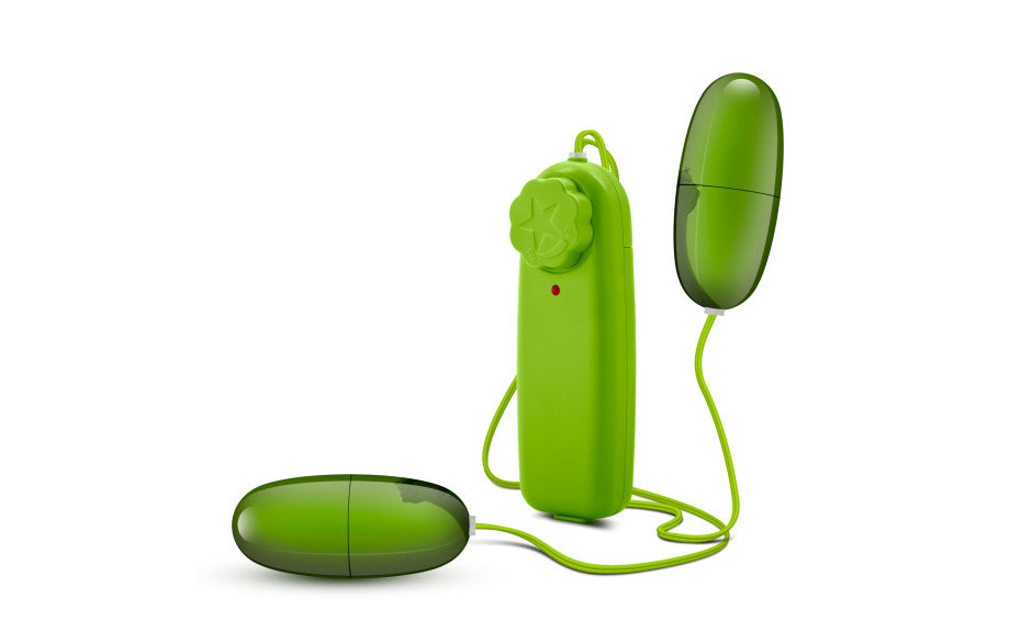 Blush Novelties B Yours Double Pop Dual Vibrating Love Eggs Love Eggs and Kegel Exercisers