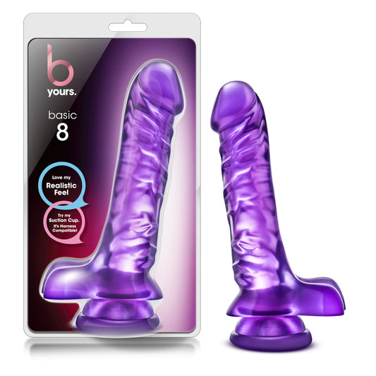 B Yours Basic 8 Realistic Suction Cup Dildo Realistic Dildos
