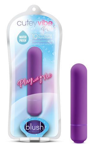 Play with Me Cutey Vibe Plus Multi Function Bullet Vibrator - Bullet Vibrators