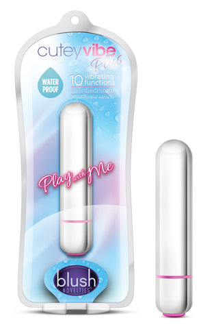 Play with Me Cutey Vibe Plus Multi Function Bullet Vibrator - Bullet Vibrators