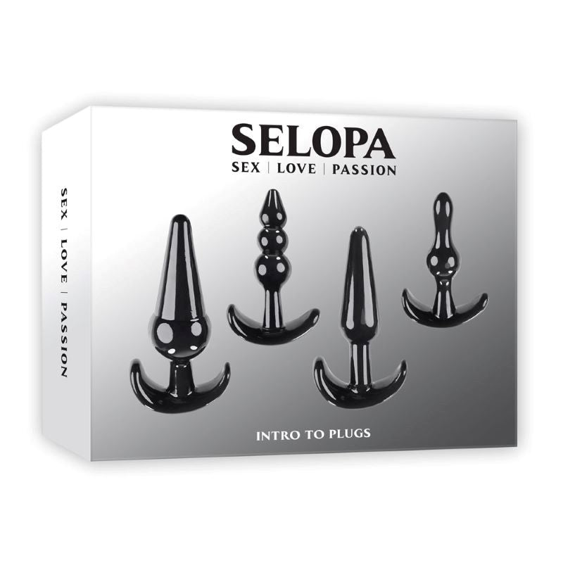 Selopa INTRO TO PLUGS - Set of 4 Butt Plugs