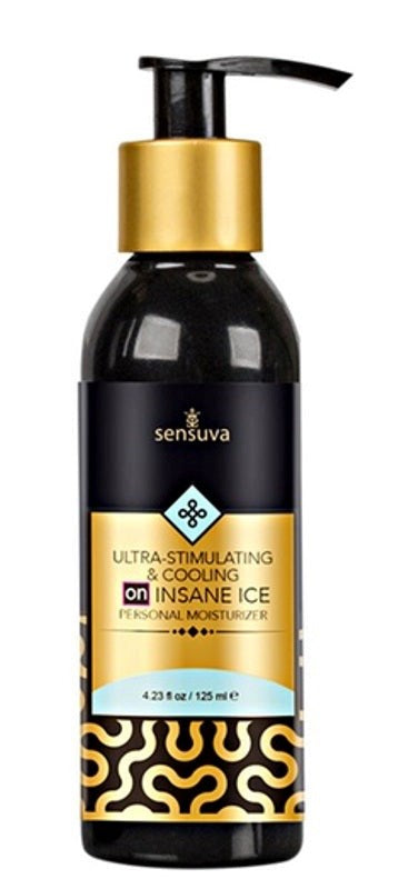 Sensuva Ultra Stimulating and Cooling On Insane Ice 125ml - Water Based Lubes