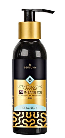 Sensuva Ultra Stimulating and Cooling On Insane Ice 125ml - Water Based Lubes