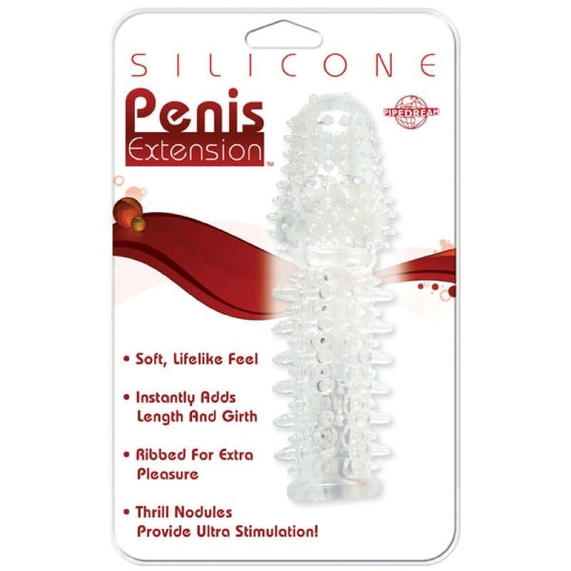 Silicone Penis Extension - Clear Pumps, Extenders and Sleeves