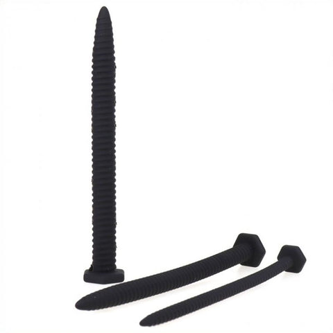 Silicone Screw Penis Plug Kit - Penis Plugs