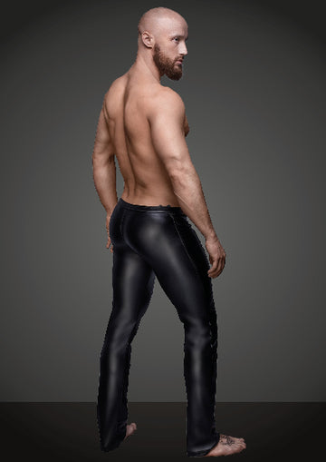 Noir Handmade Mens Sexy Pants With Hot Details His Fetish