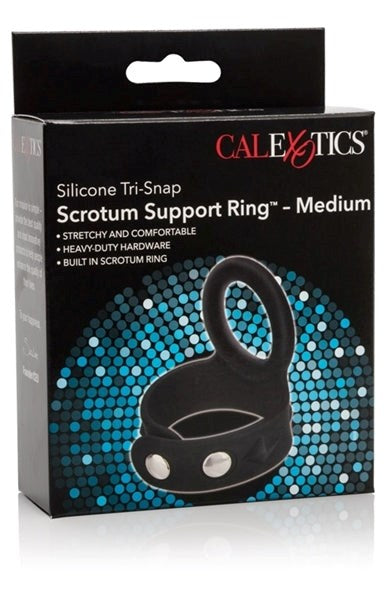 Silicone Tri-Snap Scrotum Support Cock Ring Cock Rings