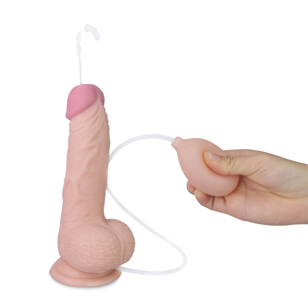 Lovetoy Soft Ejaculation Realistic Cock With Ball Realistic Dildos