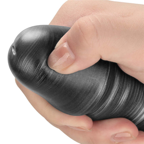 Lovetoy King Sized Vibrax Slider Vibrating Dildo Grey - Vibrating Dildos