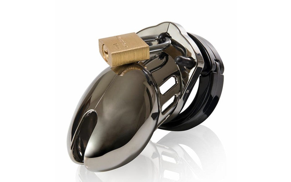 CB X Male Cock Cage CB 6000S Chrome Male Chastity