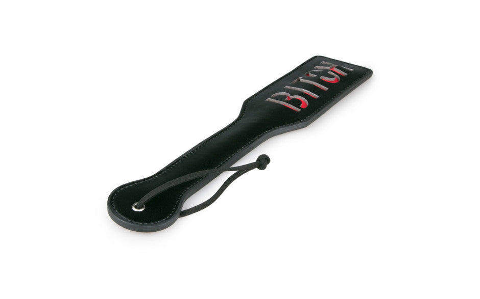 Fetish Collection BDSM Play Bitch Paddle Black Paddles And Slappers