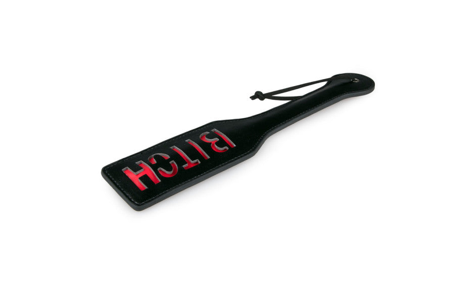 Fetish Collection BDSM Play Bitch Paddle Black Paddles And Slappers