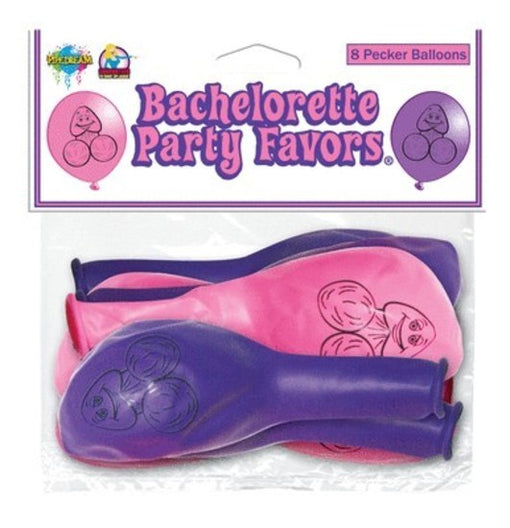 Pipedream Bachelorette Party Pecker Balloons 8 Pieces - Party Gifts and Novelties