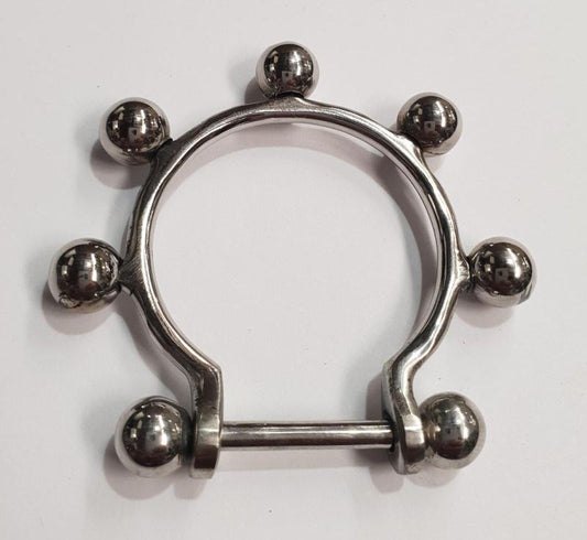 SoGou Frenulum Loop With 7 Barbells - Cock Rings