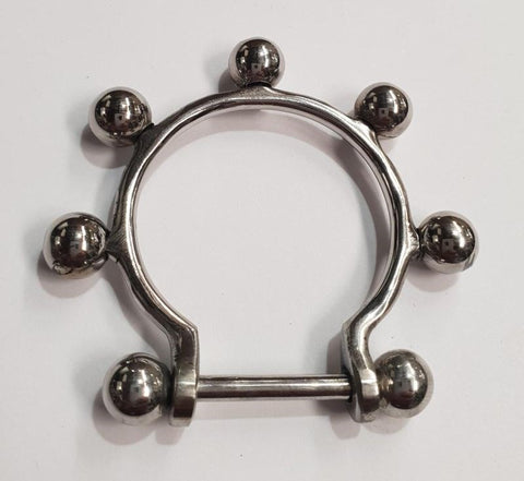 SoGou Frenulum Loop With 7 Barbells - Cock Rings