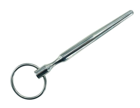 Urethral Stretching Solid Penis Plug With Glans Ring - Penis Plugs