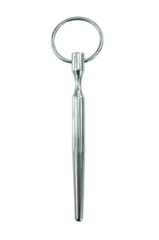 Urethral Stretching Solid Penis Plug With Glans Ring - Penis Plugs