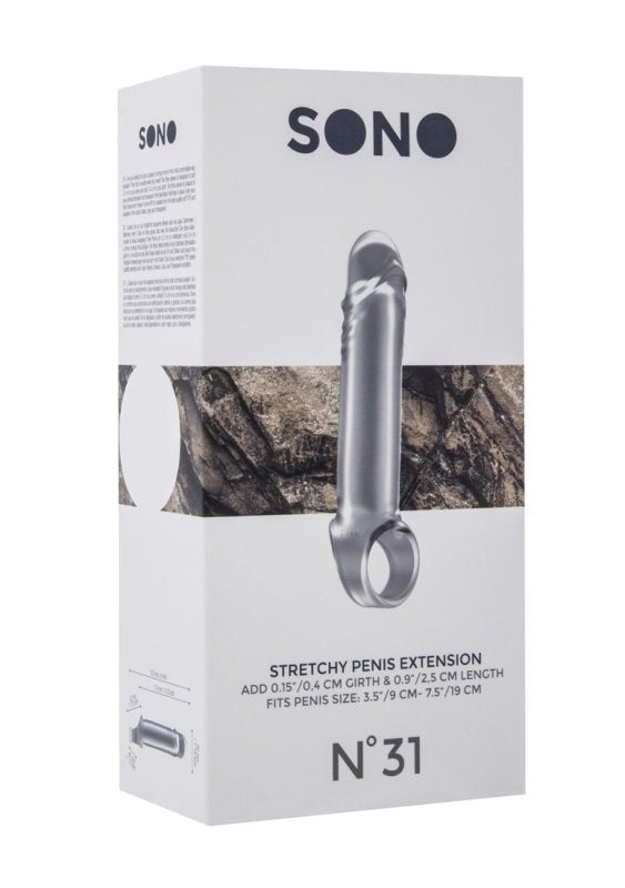 SONO No. 31 Stretchy Penis Extension Translucent Pumps, Extenders and Sleeves