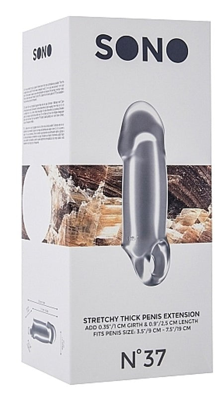 Sono No.37 Stretchy Thick Penis Extension Translucent Pumps, Extenders and Sleeves