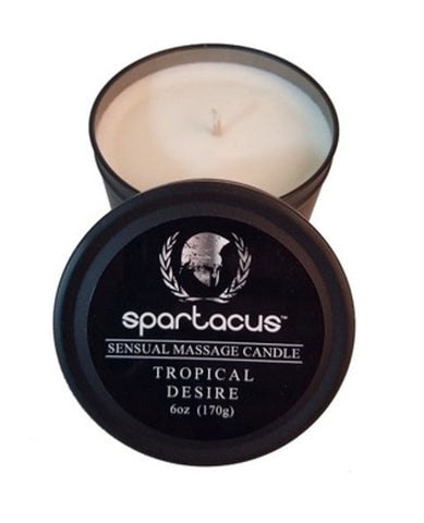 SPARTACUS Sensual Massage Candle - Tropical Desire - Massage Oils and Lubricants