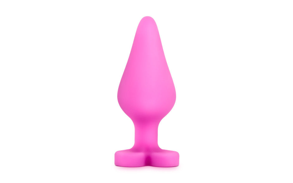 Play With Me Naughtier Candy Heart Shaped Ride Me Butt Plug 4 Inch Butt Plugs