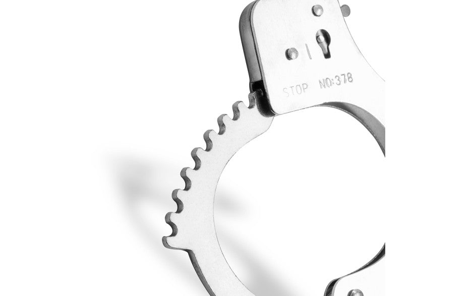 Fetish Collection Classic Metal Hand Cuffs Silver Cuffs And Restraints