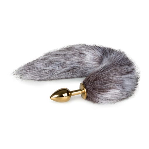 Fetish Collection Fox Tail No 5 Gold Anal Plug Butt Plugs