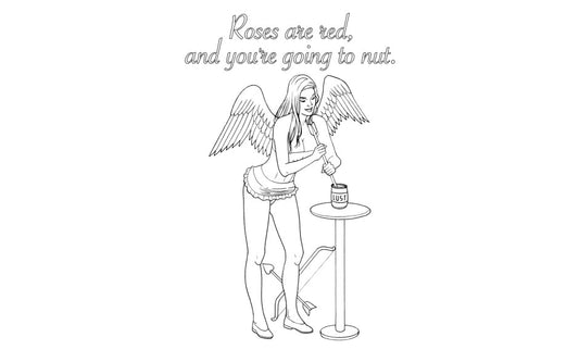 Wood Rocket My Naughty Valentine Adult Colouring Book - Party Gifts and Novelties