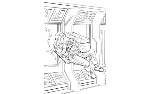 Wood Rocket Orgasms Everywhere Adult Colouring Book - Party Gifts and Novelties