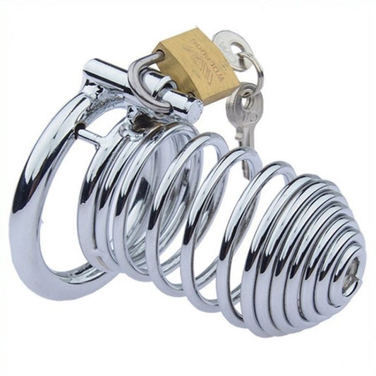 BDStyle Spring Cock Cage - Secure and Comfortable Play - Male Chastity