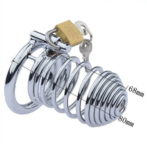 BDStyle Spring Cock Cage - Secure and Comfortable Play - Male Chastity