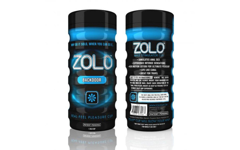Zolo Back Door Male Masturbator Cup Masturbators and Strokers