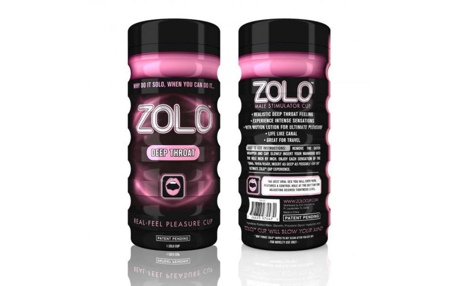 Zolo Life Like Deep Throat Mens Masturbator Cup Masturbators and Strokers