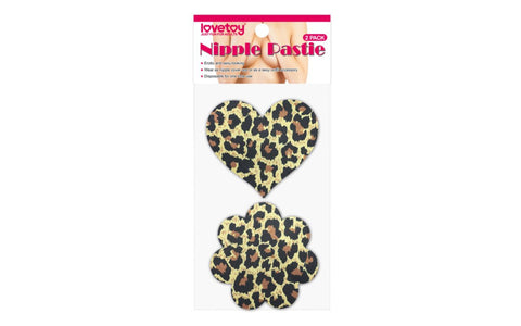 Lovetoy Leopard Sexy Nipple Pasties For Womens Twin Pack - Breast and Nipple Toys