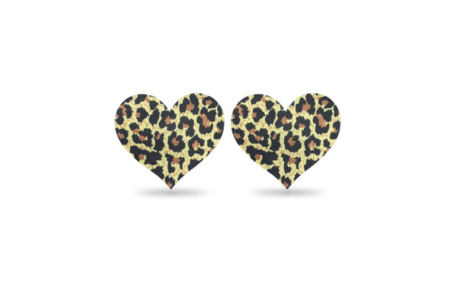 Lovetoy Leopard Sexy Nipple Pasties For Womens Twin Pack Breast and Nipple Toys