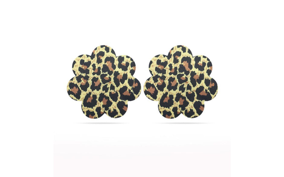 Lovetoy Leopard Sexy Nipple Pasties For Womens Twin Pack Breast and Nipple Toys