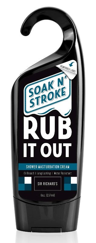 Sir Richards Soak n Stroke Rub It Out Masturbation Cream - Silicone Based Lubes