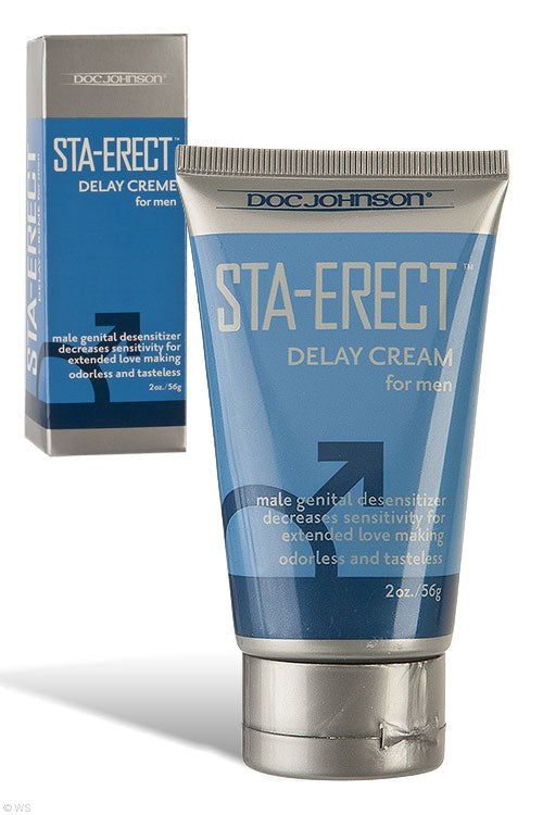 Doc Johnson Sta-Erect Sex Delay Cream For Men Delay and Excite Sprays