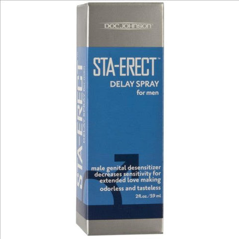 Doc Johnson Sta-Erect Sex Delay Spray For Men - Delay and Excite Sprays